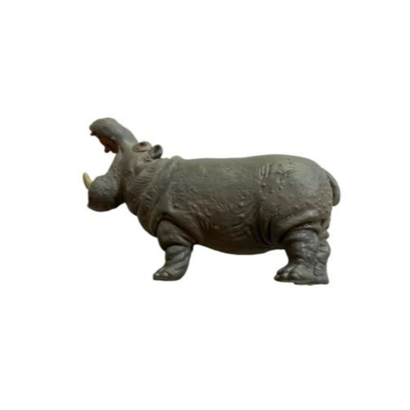 Schleich Hippo Hippopotamus 1996 Model Vintage Animal Toy Germany - Picture 1 of 4